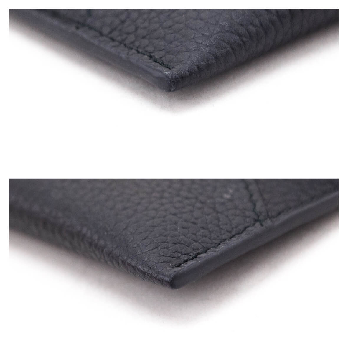 Alexander McQueen Black Grainy Calfskin Card Holder - Love that Bag etc - Preowned Authentic Designer Handbags & Preloved Fashions