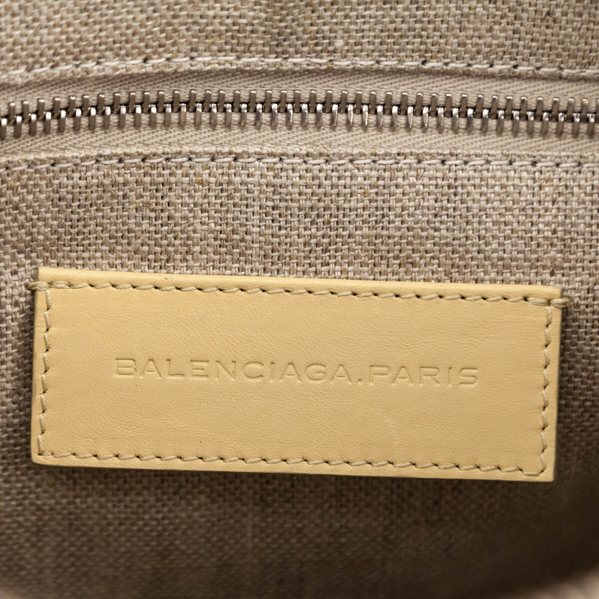 Balenciaga Beige & Black Leather Bag - Love that Bag etc - Preowned Authentic Designer Handbags & Preloved Fashions