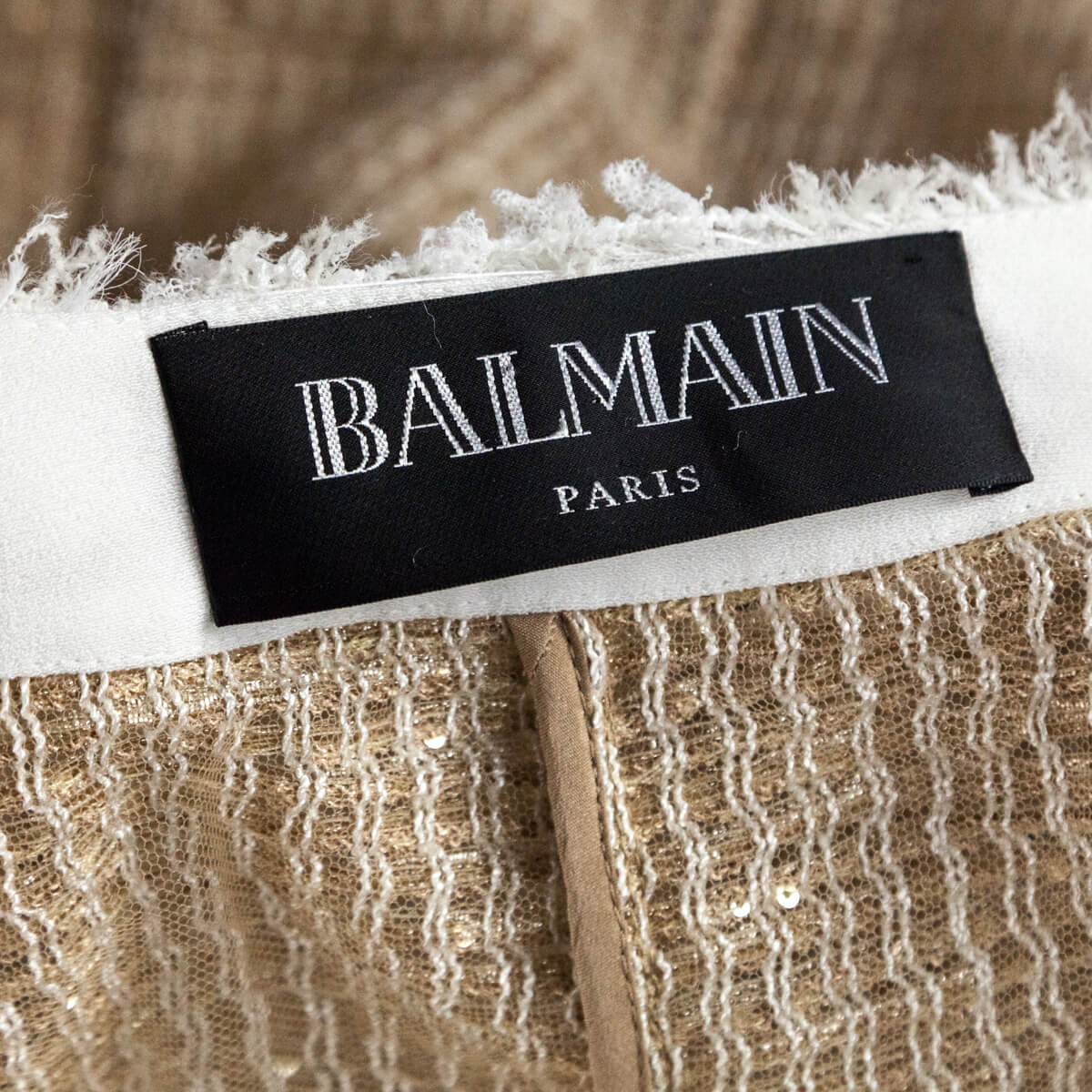 Balmain Beige Tweed Blazer Size S | FR 38 - Love that Bag etc - Preowned Authentic Designer Handbags & Preloved Fashions