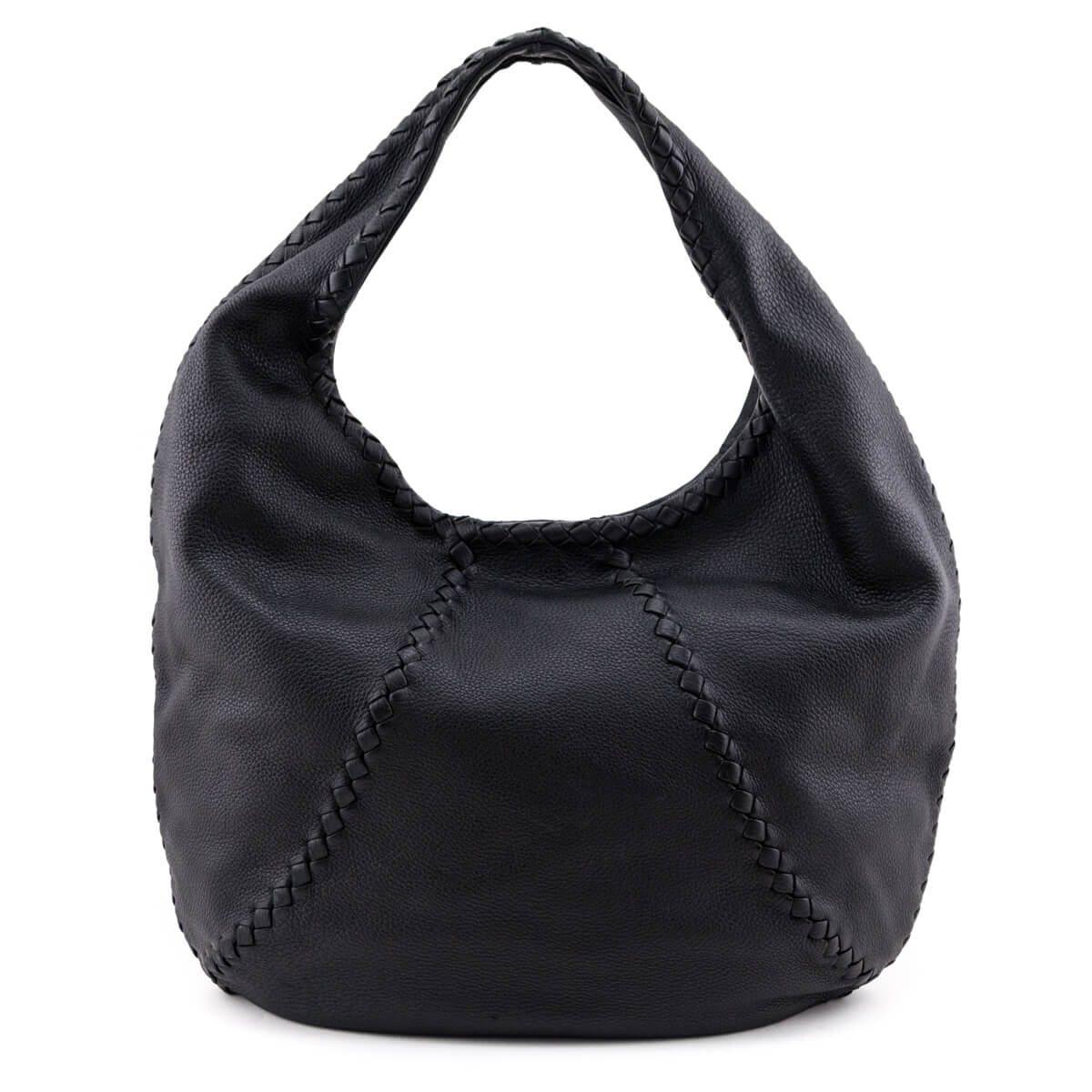 Bottega Veneta Black Cervo Deerskin Large Hobo Shop BV Canada