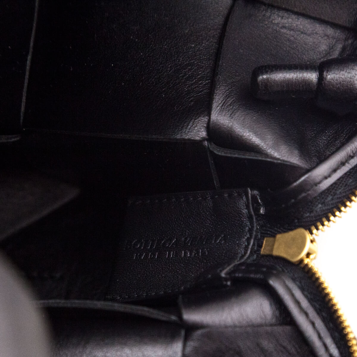 Bottega Veneta Black Maxi Intreccio Small Cassette Camera Bag - Love that Bag etc - Preowned Authentic Designer Handbags & Preloved Fashions
