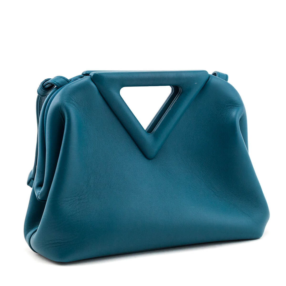 Bottega Veneta Mallard Calfskin Small The Point Triangle Bag - Love that Bag etc - Preowned Authentic Designer Handbags & Preloved Fashions