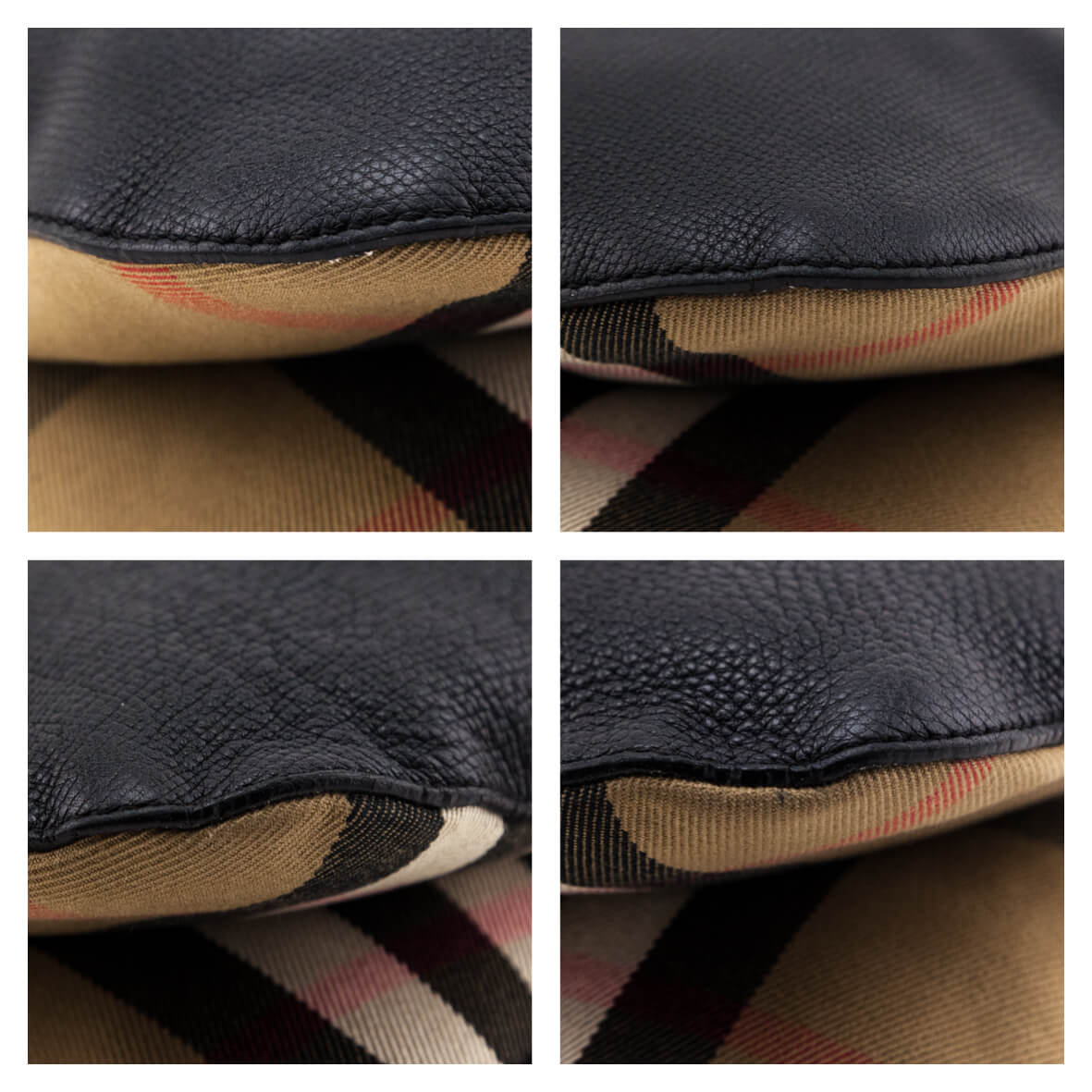 Burberry Black Leather & Check Cornwall Hobo Bag - Love that Bag etc - Preowned Authentic Designer Handbags & Preloved Fashions