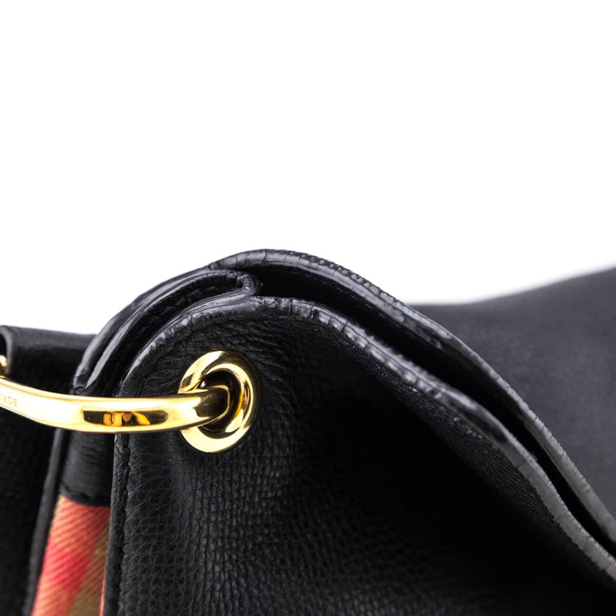 Burberry Black Leather & Check Cornwall Hobo Bag - Love that Bag etc - Preowned Authentic Designer Handbags & Preloved Fashions
