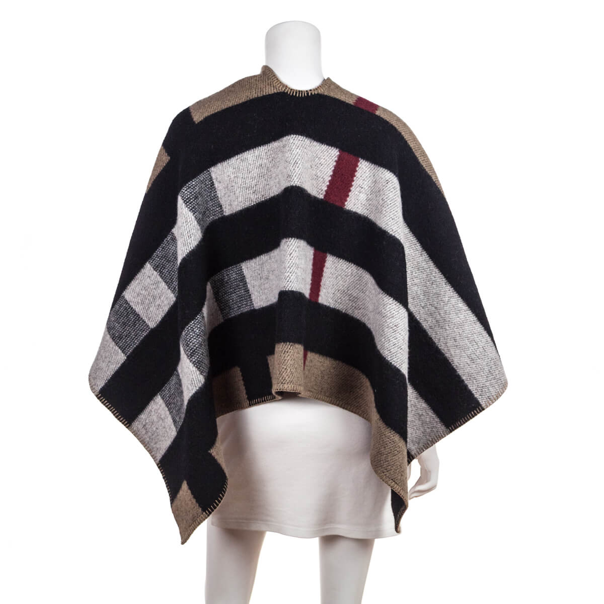 Burberry Burgundy Wool & Cashmere Stole - Love that Bag etc - Preowned Authentic Designer Handbags & Preloved Fashions
