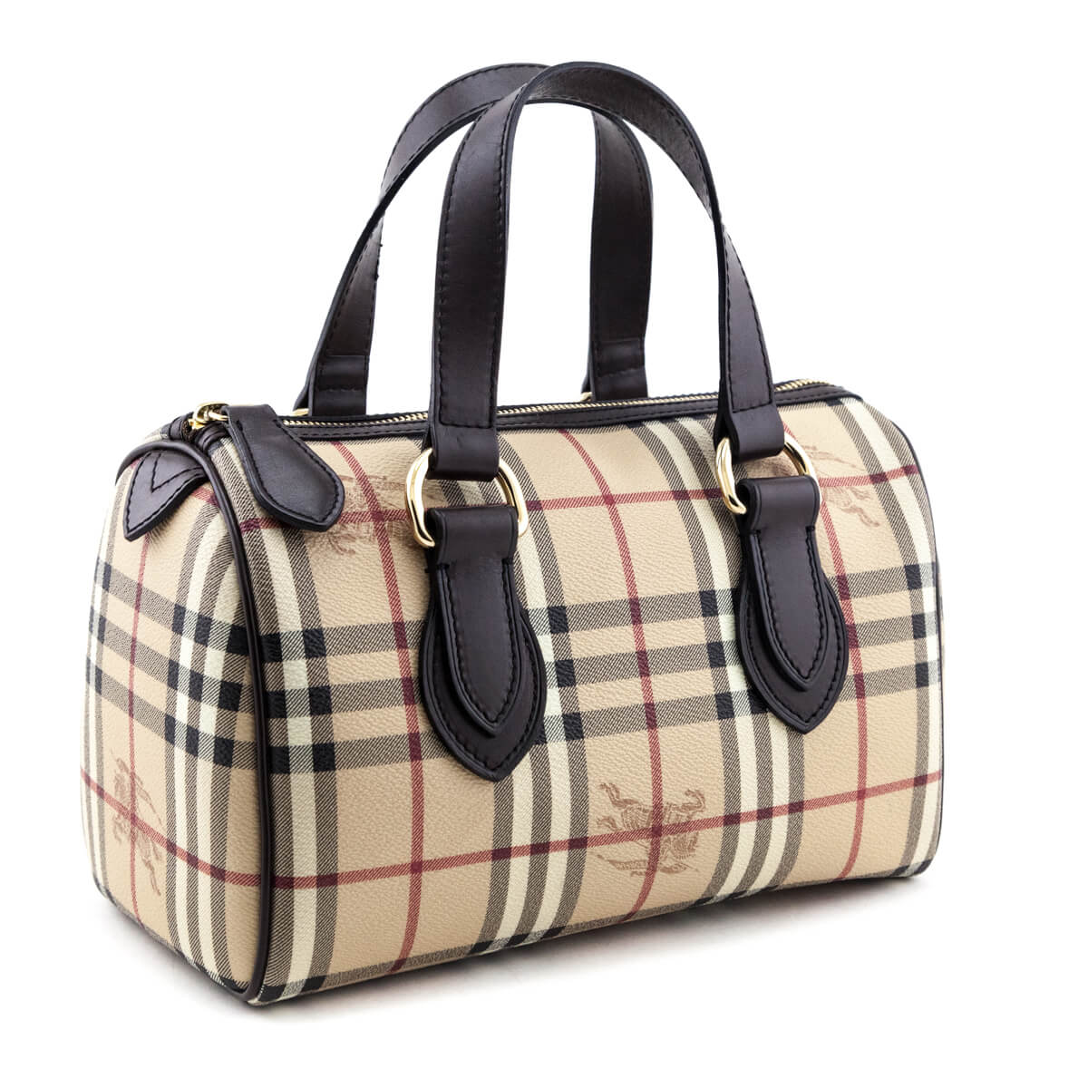 Burberry Haymarket Chester Boston Bag - Love that Bag etc - Preowned Authentic Designer Handbags & Preloved Fashions