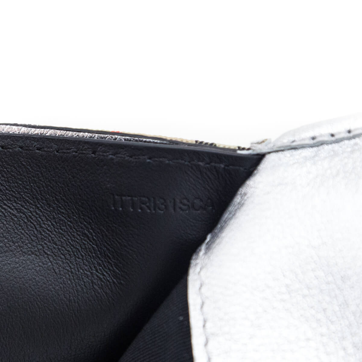 Burberry Silver Canvas Smooth Calfskin 1983 Knight Check Envelope Clutch - Love that Bag etc - Preowned Authentic Designer Handbags & Preloved Fashions