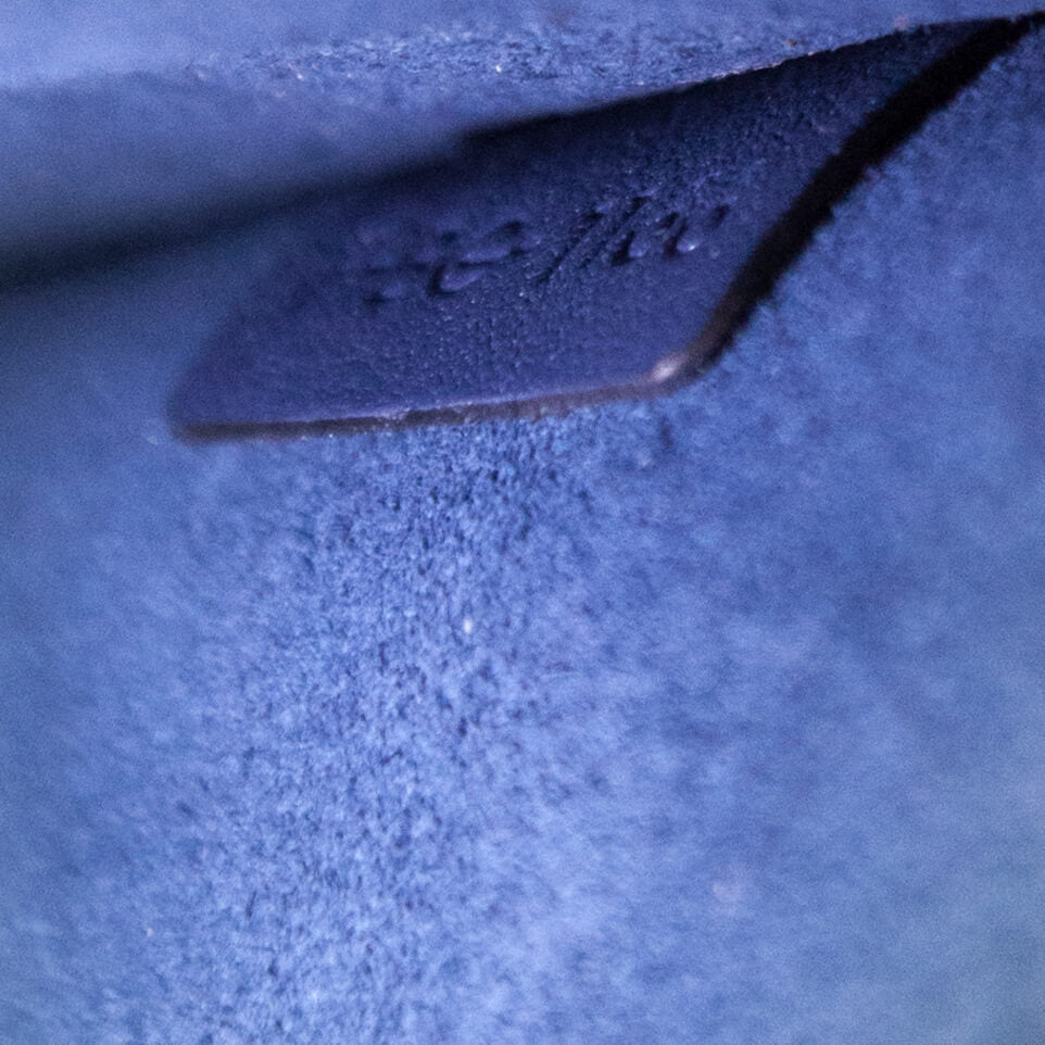 Celine Blue Suede Calfskin Sangle Bucket Bag - Love that Bag etc - Preowned Authentic Designer Handbags & Preloved Fashions