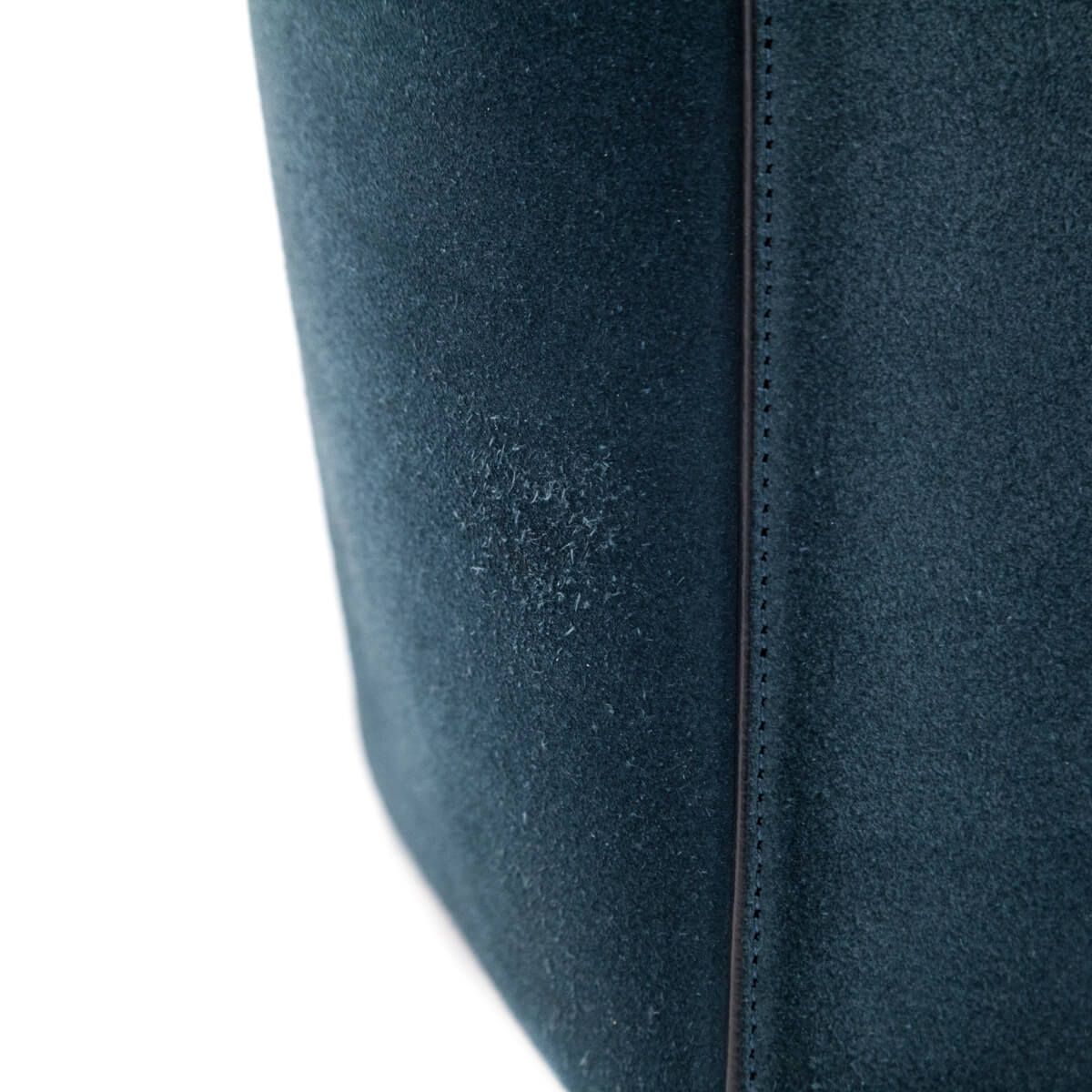 Celine Blue Suede Calfskin Sangle Bucket Bag - Love that Bag etc - Preowned Authentic Designer Handbags & Preloved Fashions