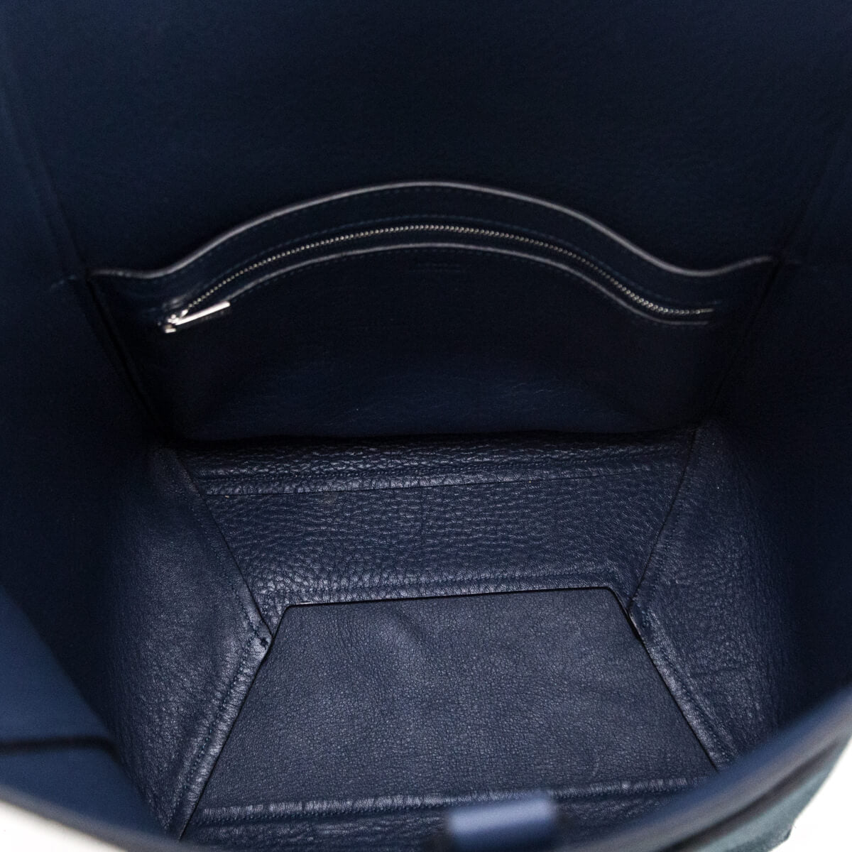 Celine Blue Suede Calfskin Sangle Bucket Bag - Love that Bag etc - Preowned Authentic Designer Handbags & Preloved Fashions