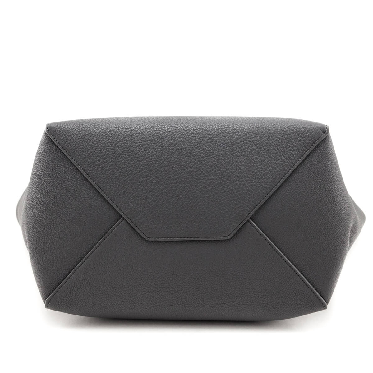 Celine Kohl Soft Grained Calfskin Small Belt Cabas Phantom Tote - Love that Bag etc - Preowned Authentic Designer Handbags & Preloved Fashions