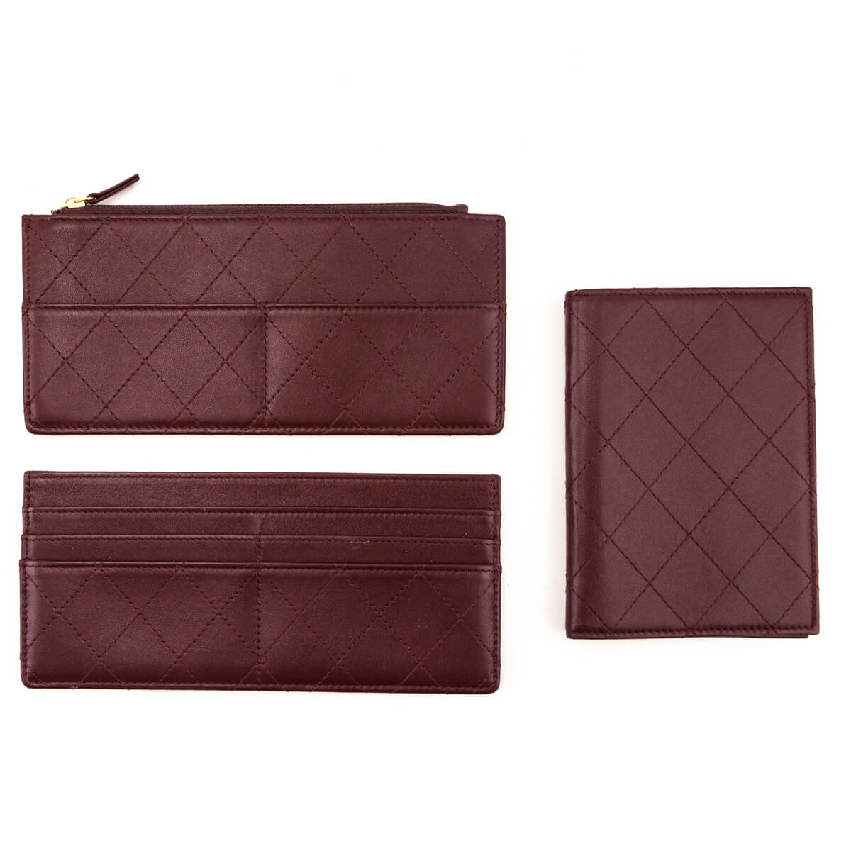 Chanel Black Caviar Quilted Travel Wallet Clutch - Love that Bag etc - Preowned Authentic Designer Handbags & Preloved Fashions
