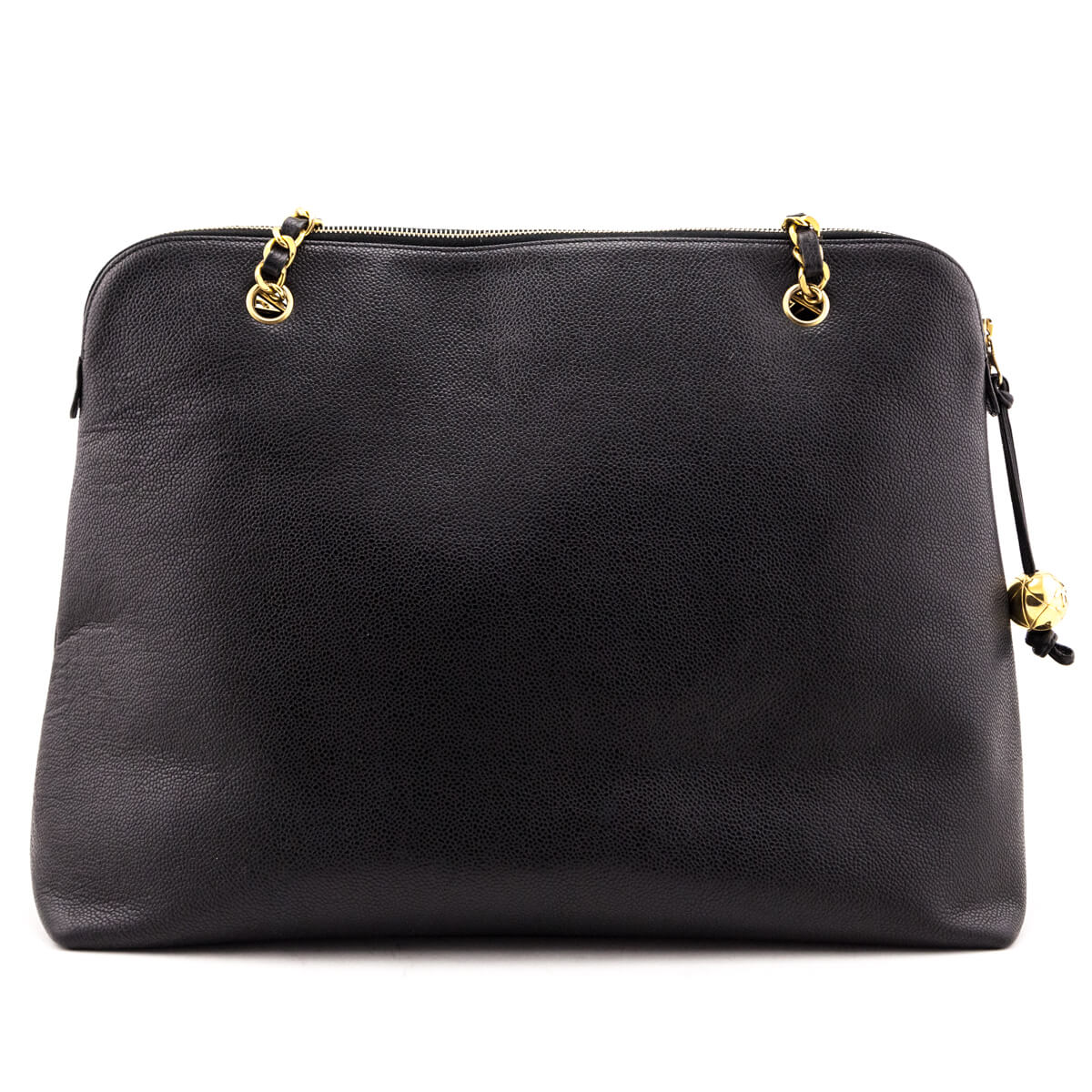 Chanel Black Caviar Vintage CC Shoulder Bag - Love that Bag etc - Preowned Authentic Designer Handbags & Preloved Fashions