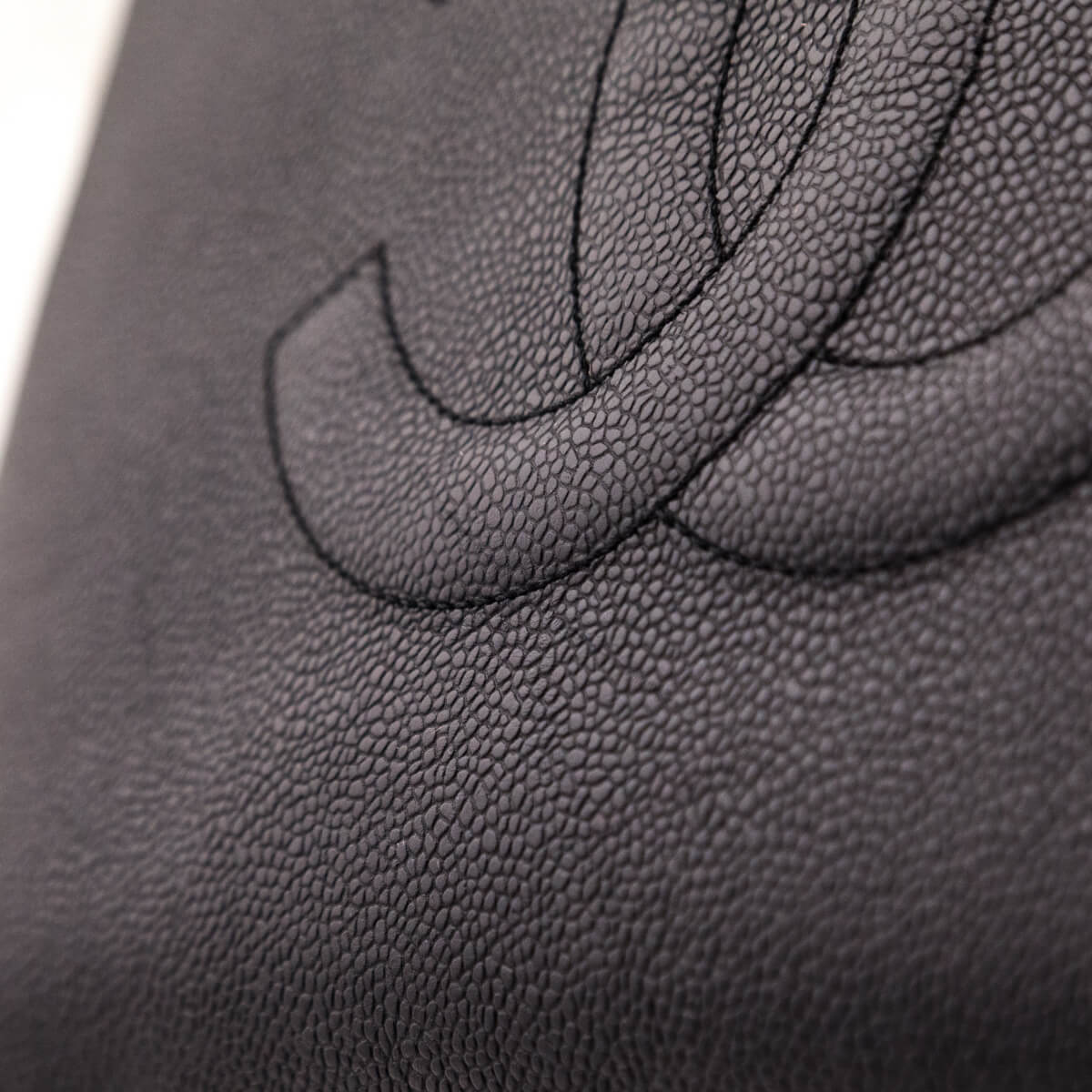 Chanel Black Caviar Vintage CC Shoulder Bag - Love that Bag etc - Preowned Authentic Designer Handbags & Preloved Fashions