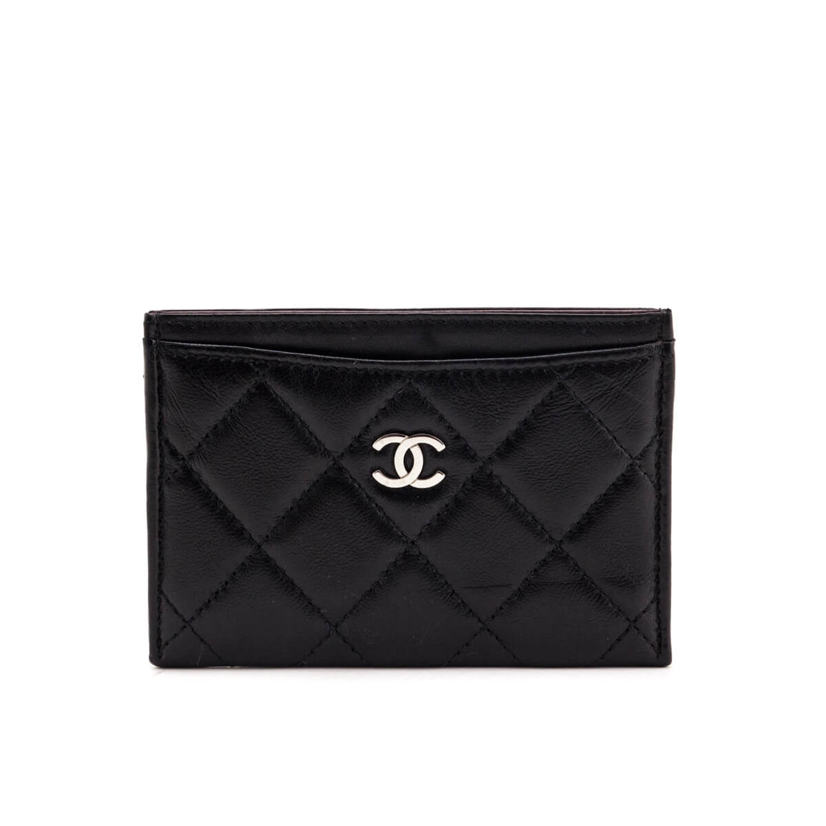 Chanel Black Lambskin Card Holder - Love that Bag etc - Preowned Authentic Designer Handbags & Preloved Fashions