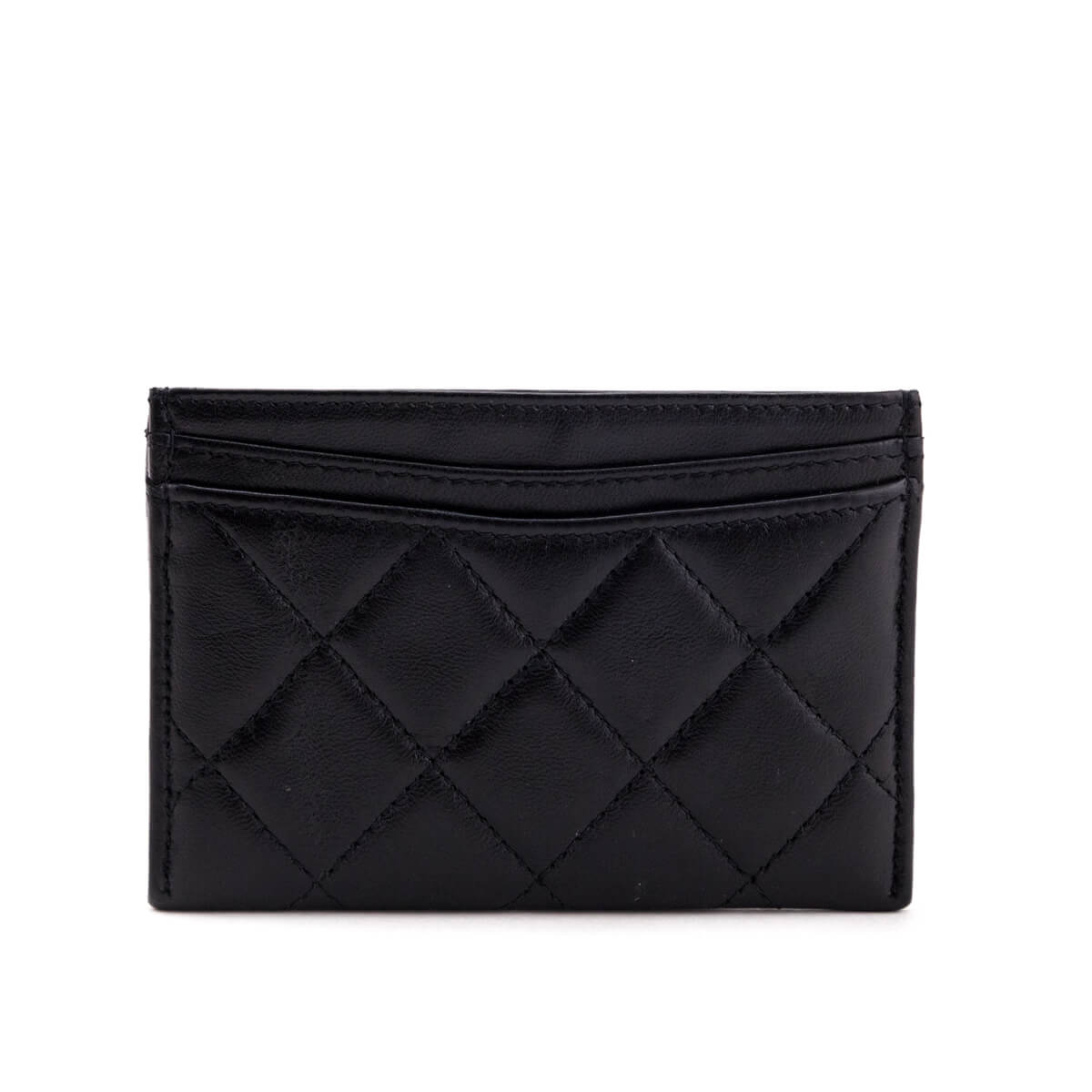 Chanel Black Lambskin Card Holder - Love that Bag etc - Preowned Authentic Designer Handbags & Preloved Fashions