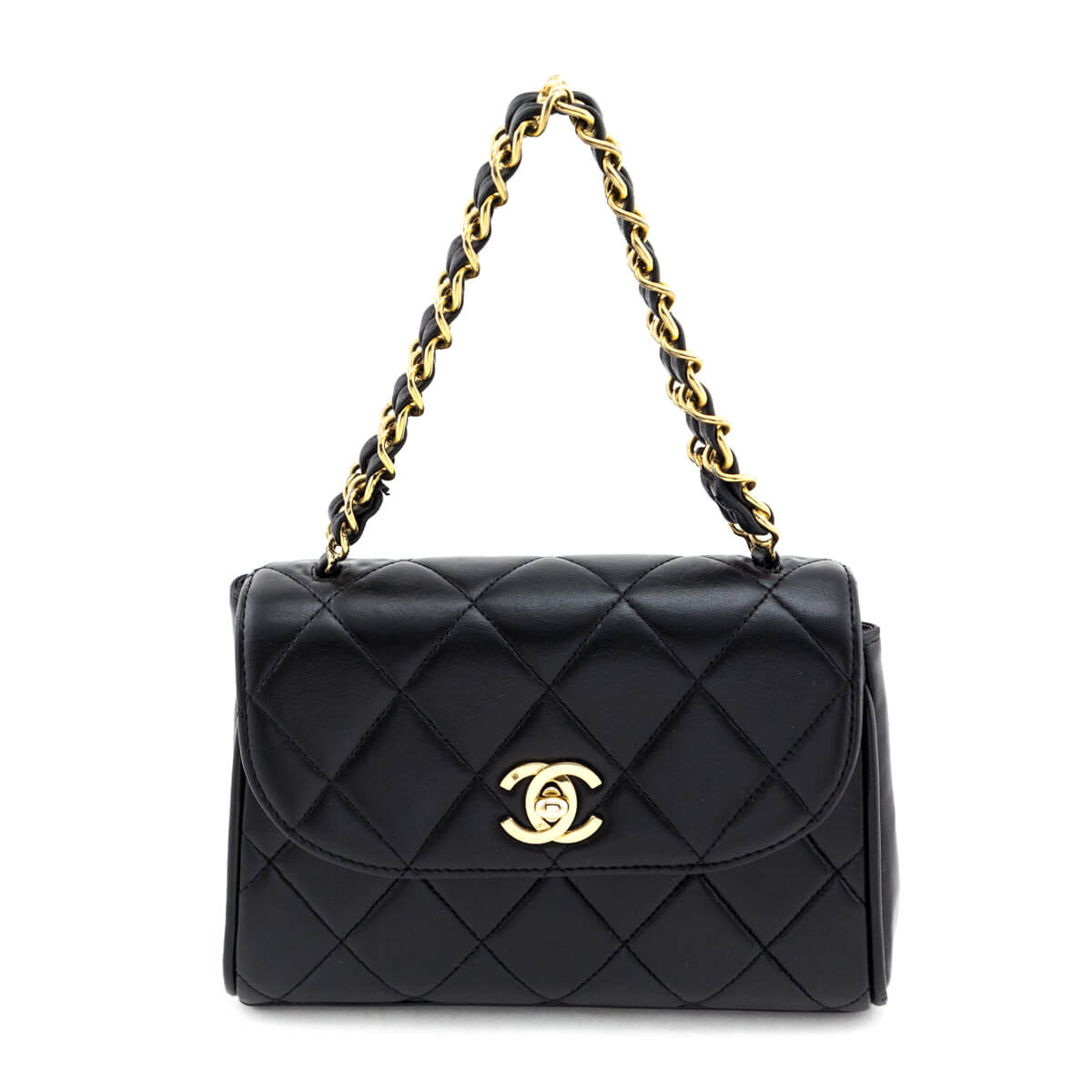 Chanel Black Lambskin Kelly Mini Bag - Love that Bag etc - Preowned Authentic Designer Handbags & Preloved Fashions