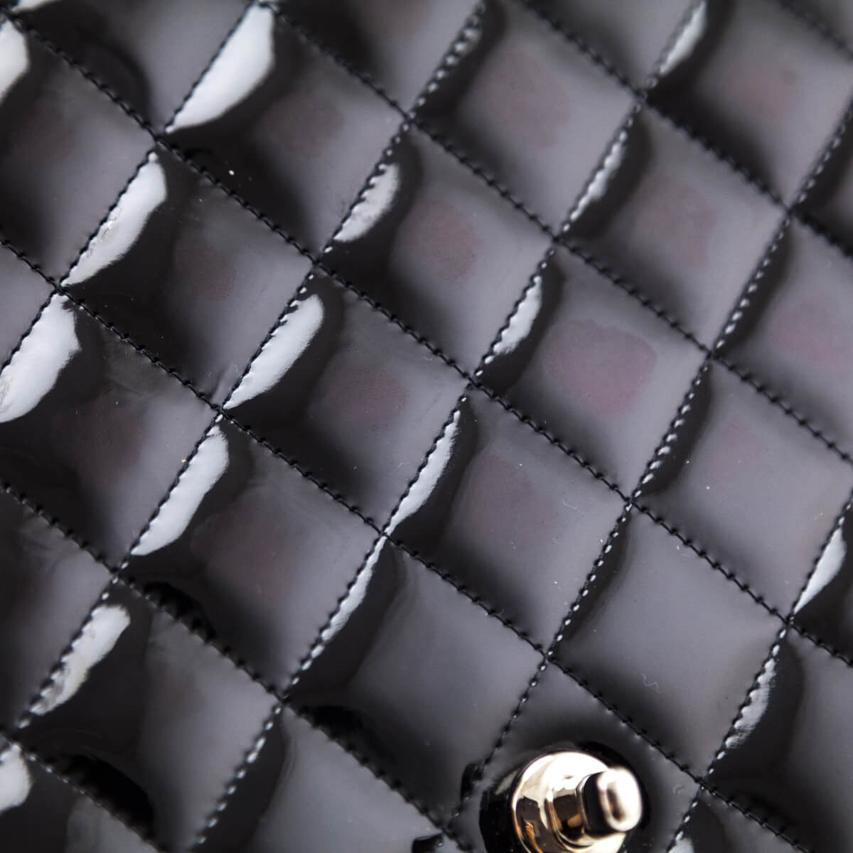 Chanel Black Patent Quilted Jumbo Single Flap - Love that Bag etc - Preowned Authentic Designer Handbags & Preloved Fashions