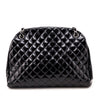 Chanel Black Patent Quilted Large Just Mademoiselle Bowling Bag - Love that Bag etc - Preowned Authentic Designer Handbags & Preloved Fashions
