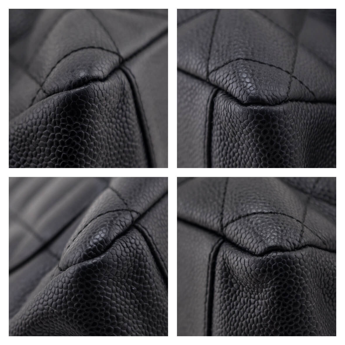 Chanel Black Quilted Caviar Grand Shopping Tote - Love that Bag etc - Preowned Authentic Designer Handbags & Preloved Fashions