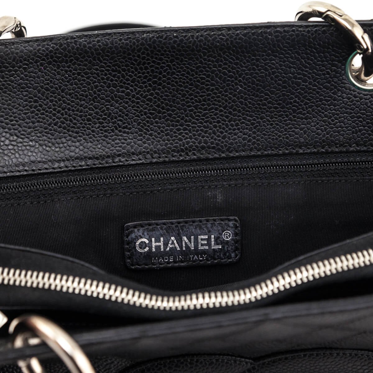Chanel Black Quilted Caviar Grand Shopping Tote - Love that Bag etc - Preowned Authentic Designer Handbags & Preloved Fashions