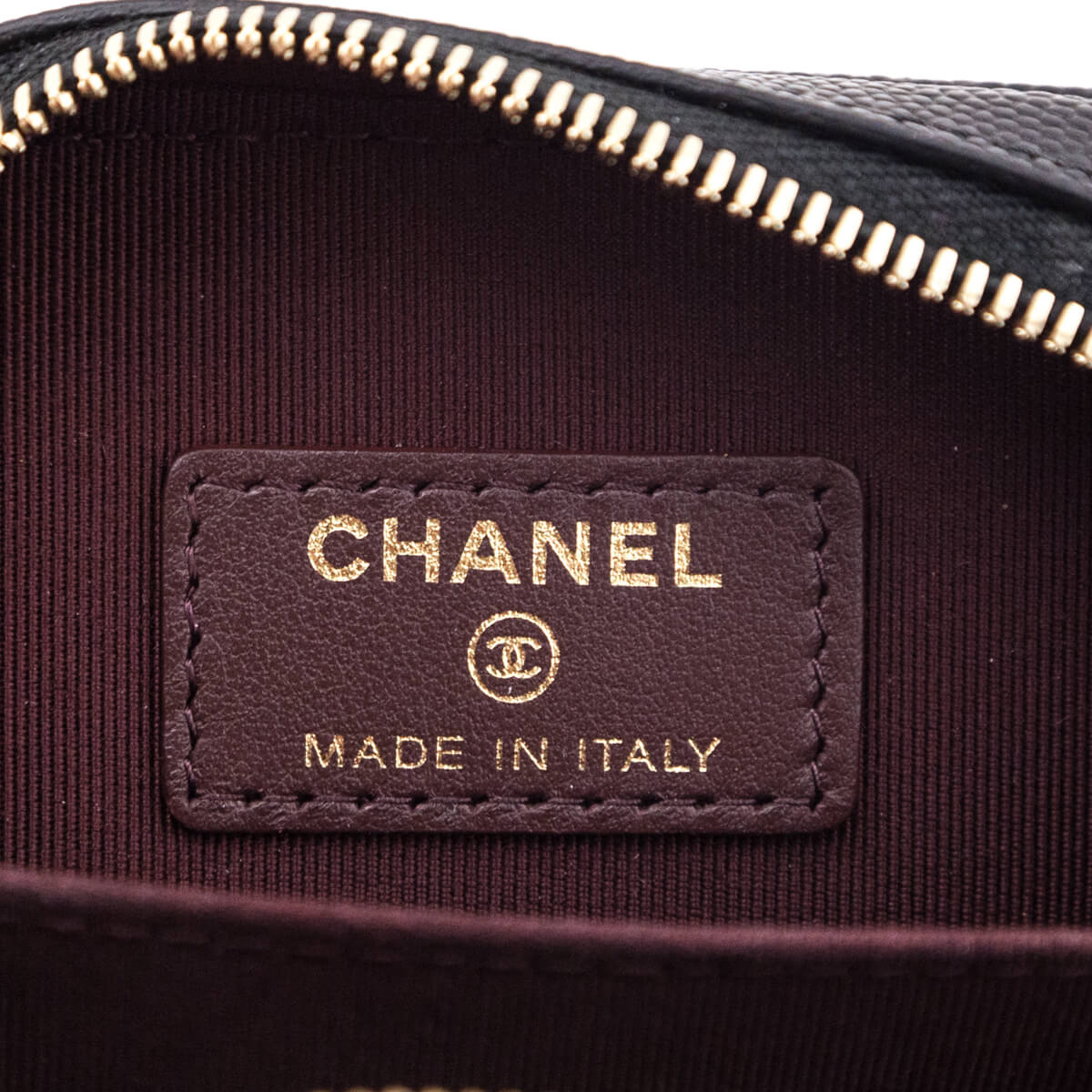 Chanel Black Quilted Caviar Zip Around Chain Phone Case - Love that Bag etc - Preowned Authentic Designer Handbags & Preloved Fashions