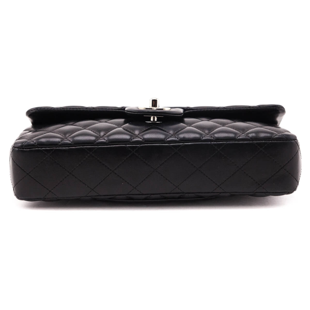 Chanel Black Quilted Lambskin E/W Flap Bag - Love that Bag etc - Preowned Authentic Designer Handbags & Preloved Fashions