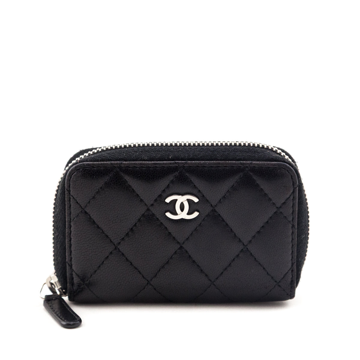 Zip Wallet Original Chanel Wallet Chanel Black Quilted Lambskin