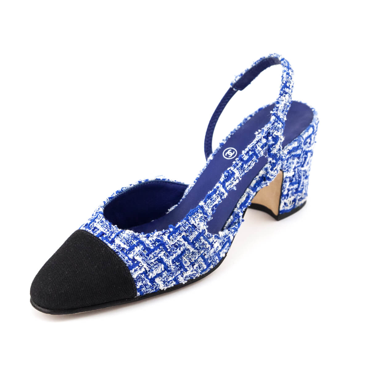 Blue slingback shoes best sale