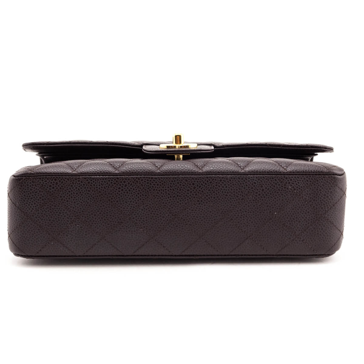 Chanel Brown Caviar Medium Double Flap Bag - Love that Bag etc - Preowned Authentic Designer Handbags & Preloved Fashions