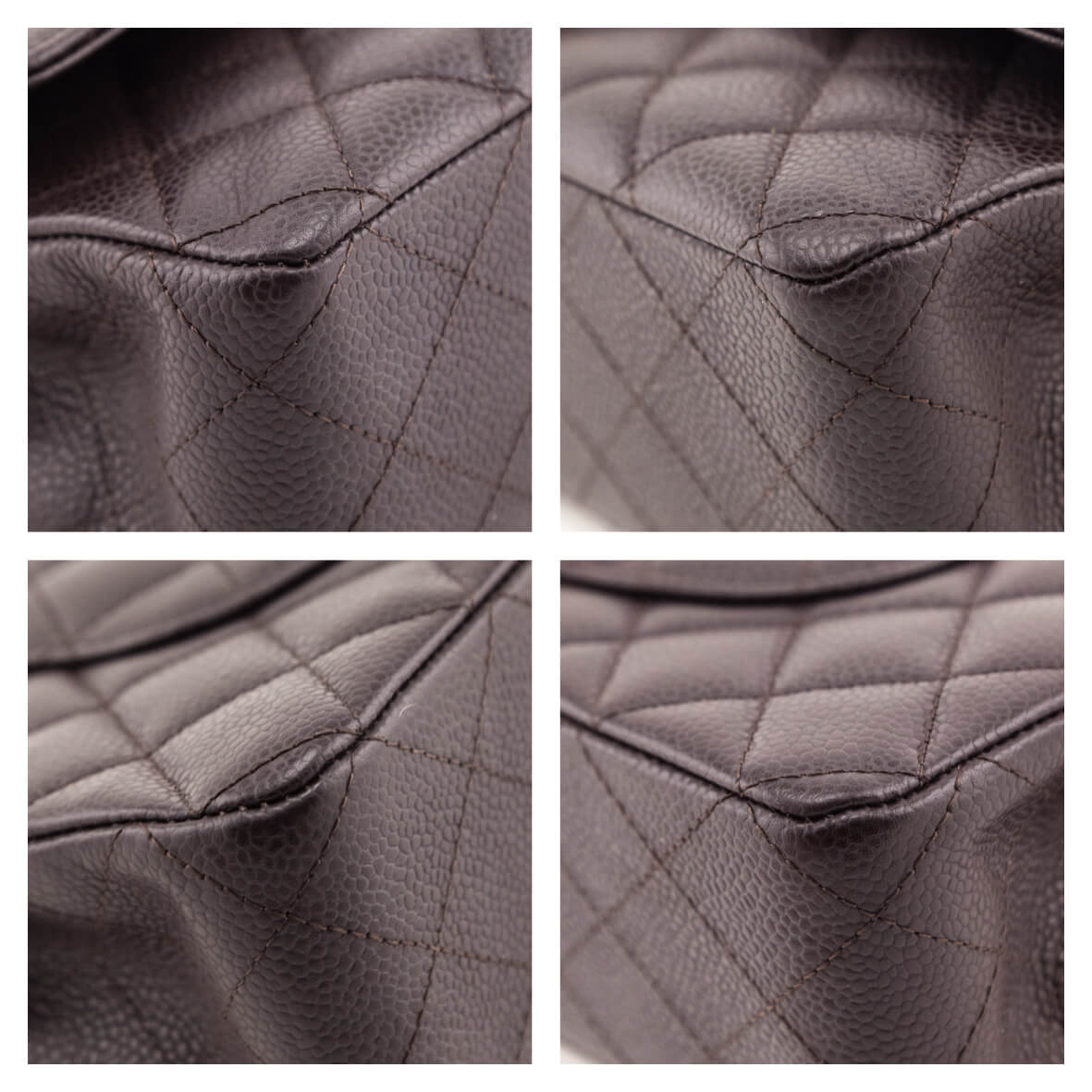 Chanel Brown Caviar Medium Double Flap Bag - Love that Bag etc - Preowned Authentic Designer Handbags & Preloved Fashions