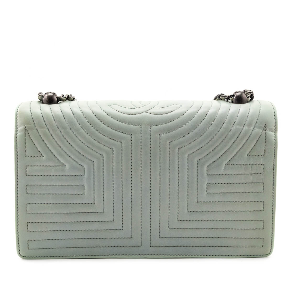 Chanel Jade Calfskin Quilted Small Korean Garden Flap Bag - Love that Bag etc - Preowned Authentic Designer Handbags & Preloved Fashions
