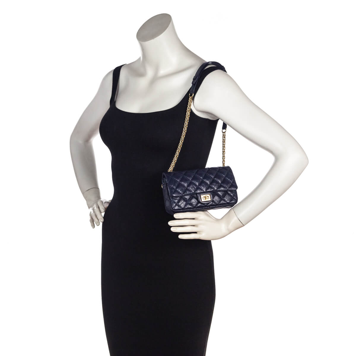 Chanel Marine Quilted Aged Calfskin Reissue Belt Bag - Love that Bag etc - Preowned Authentic Designer Handbags & Preloved Fashions