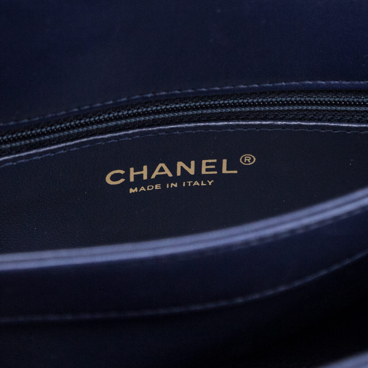 Chanel Navy Quilted Lambskin Small Trendy CC Top Handle Flap Bag - Love that Bag etc - Preowned Authentic Designer Handbags & Preloved Fashions