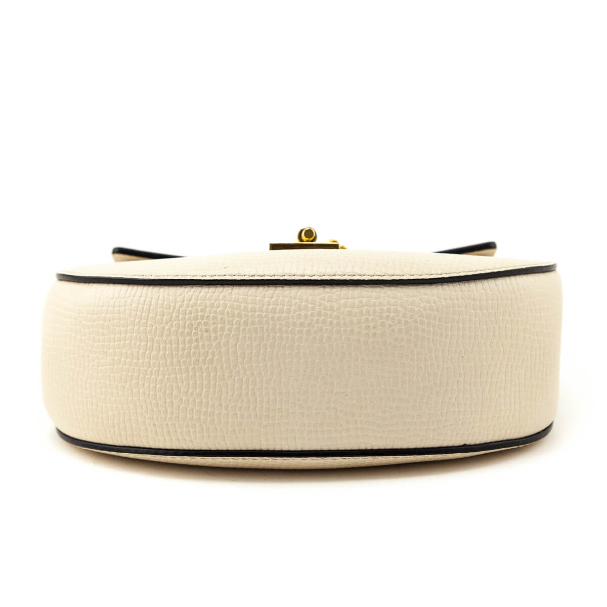Chloe Ivory & Black Grained Calfskin Lambskin Mini Bi-Color Drew Shoulder Bag - Love that Bag etc - Preowned Authentic Designer Handbags & Preloved Fashions