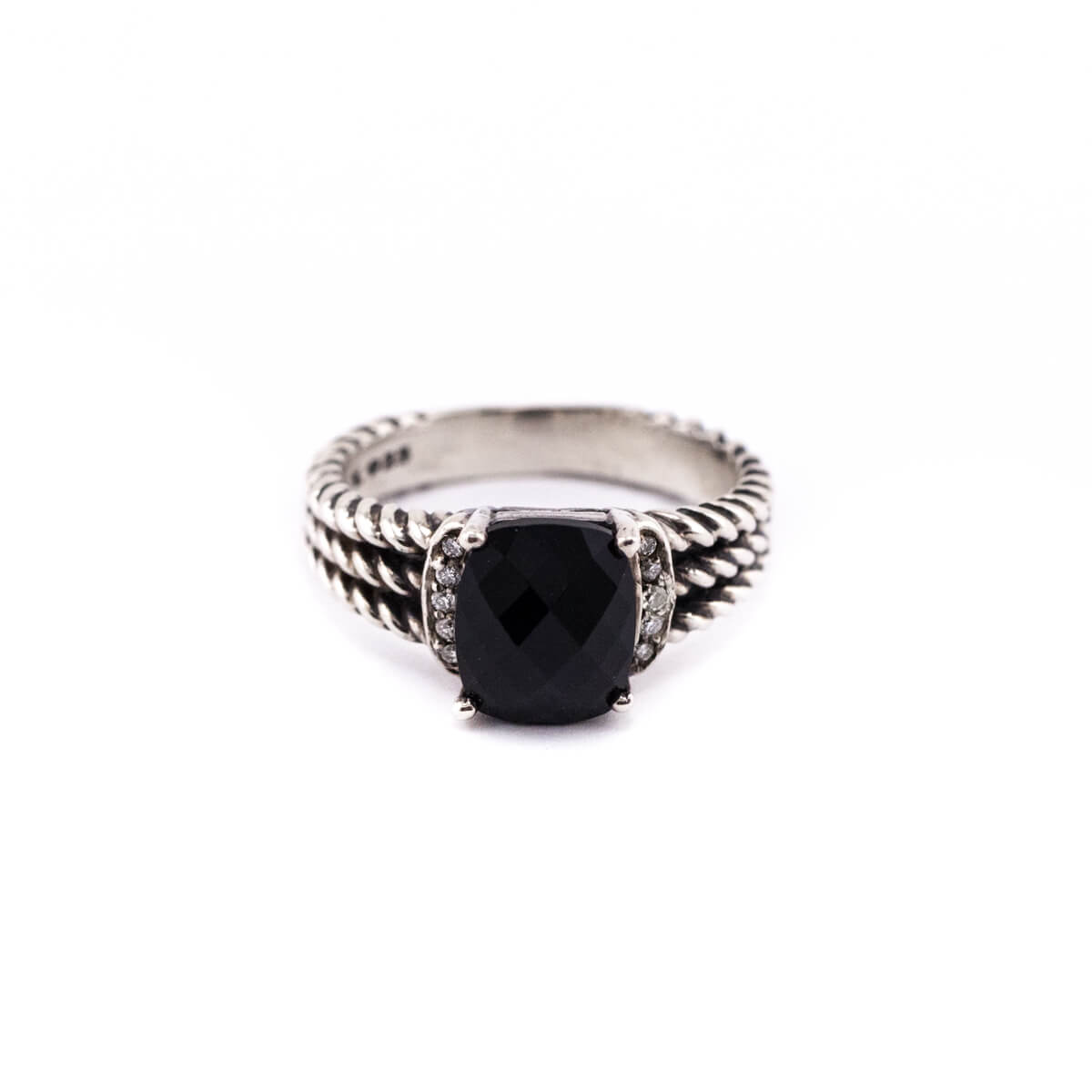 Wheaton ring with black on sale onyx and diamonds