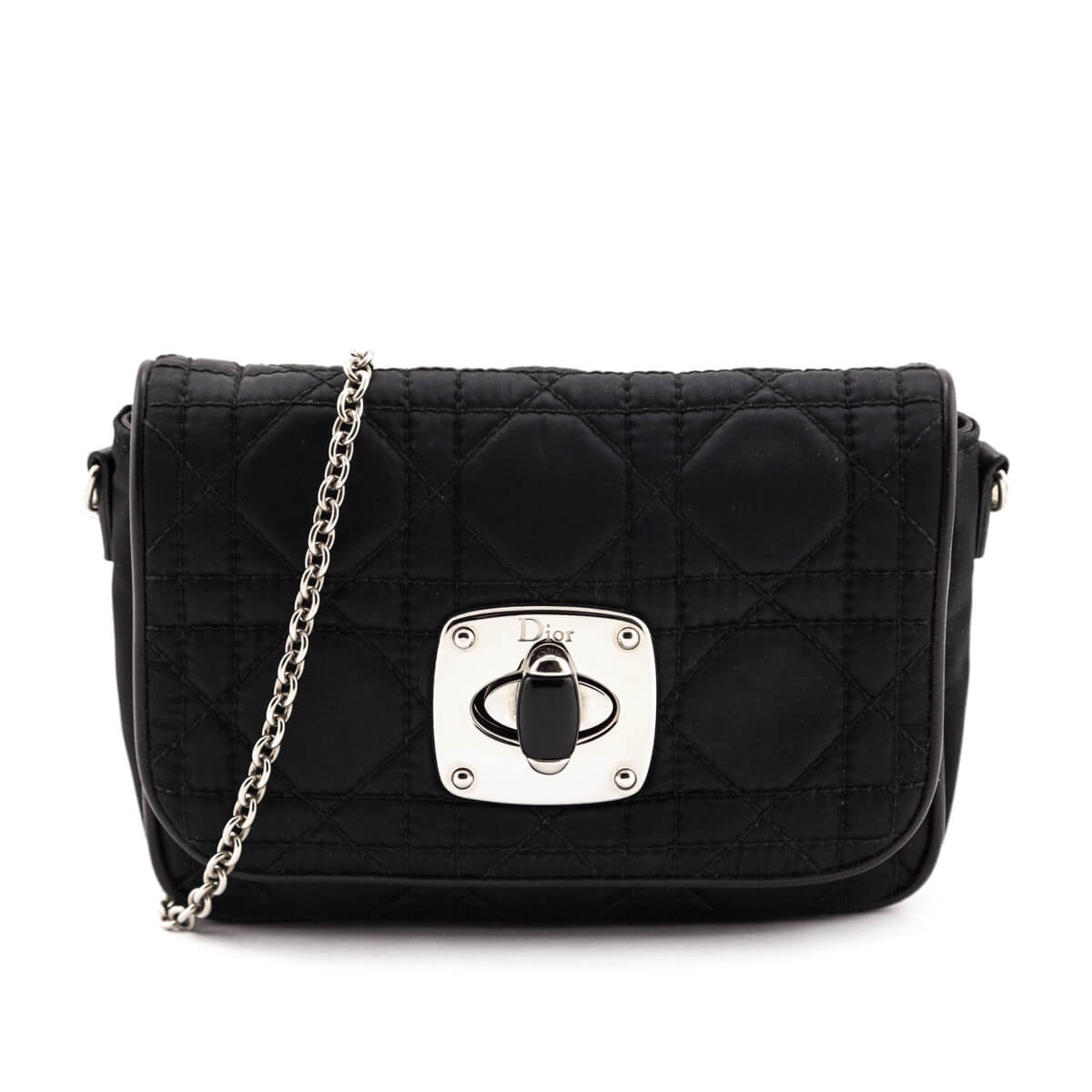 Dior Black Nylon Cannage Mini Crossbody Shop Dior evening bags Love that Bag etc Preowned Designer Fashions