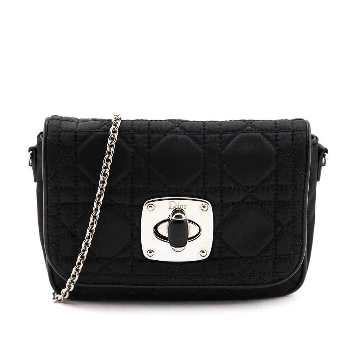 Dior Black Nylon Cannage Mini Crossbody - Love that Bag etc - Preowned Authentic Designer Handbags & Preloved Fashions