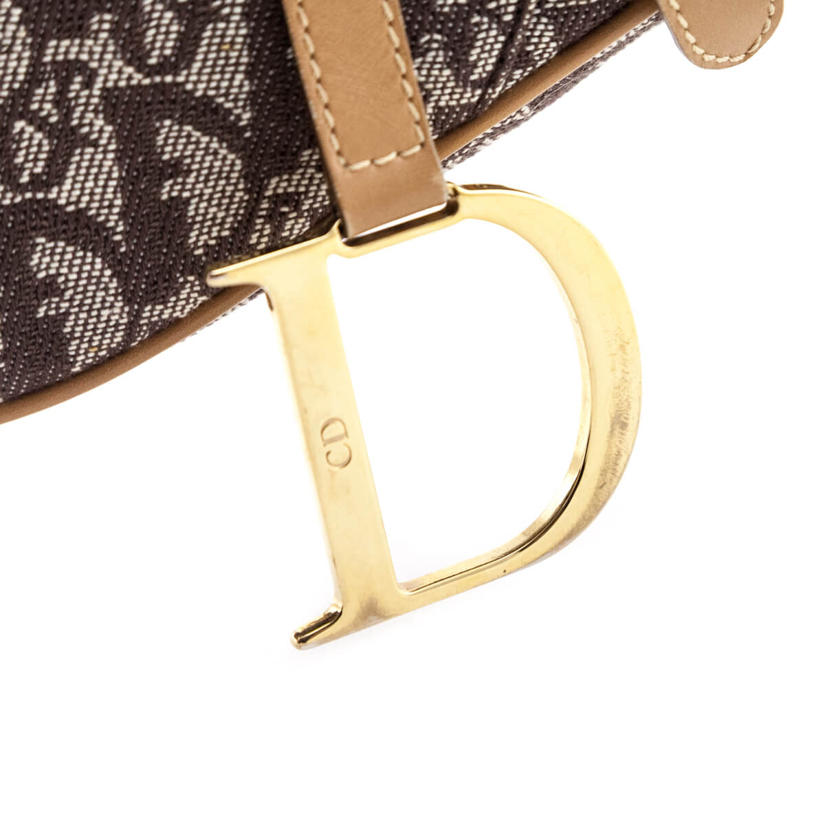 Dior Brown Monogram Saddle Bag