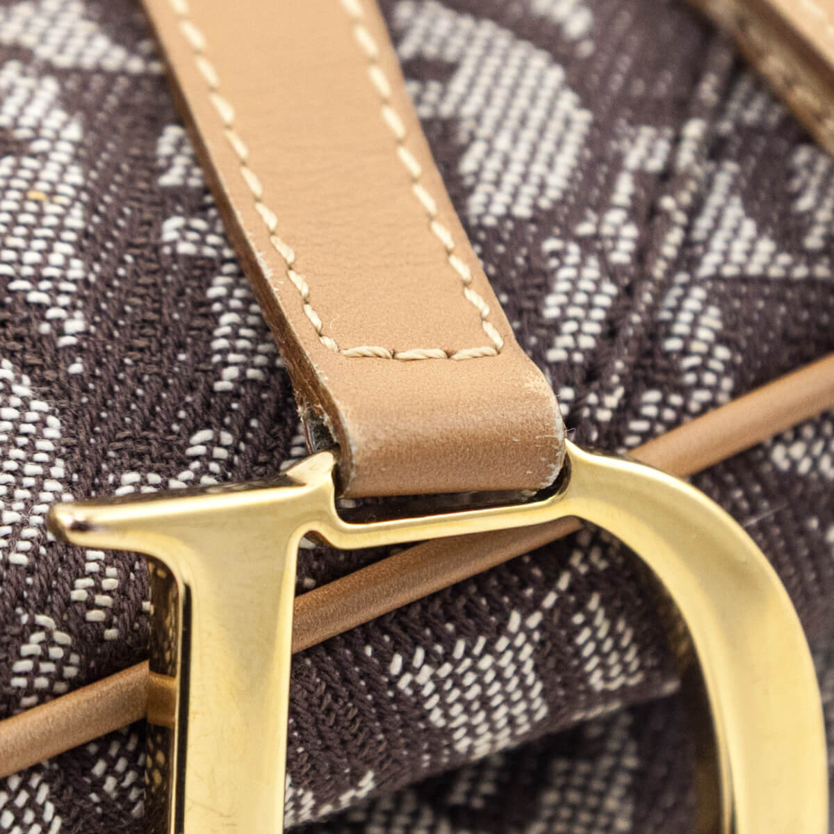Dior Brown Monogram Saddle Bag