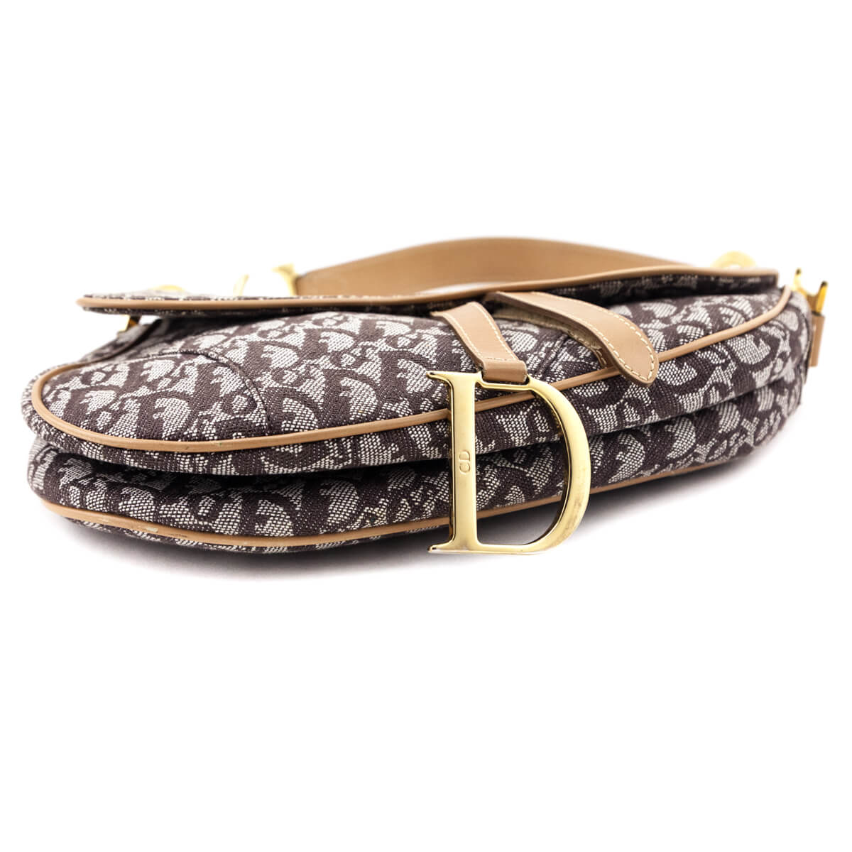 Dior Brown Monogram Saddle Bag
