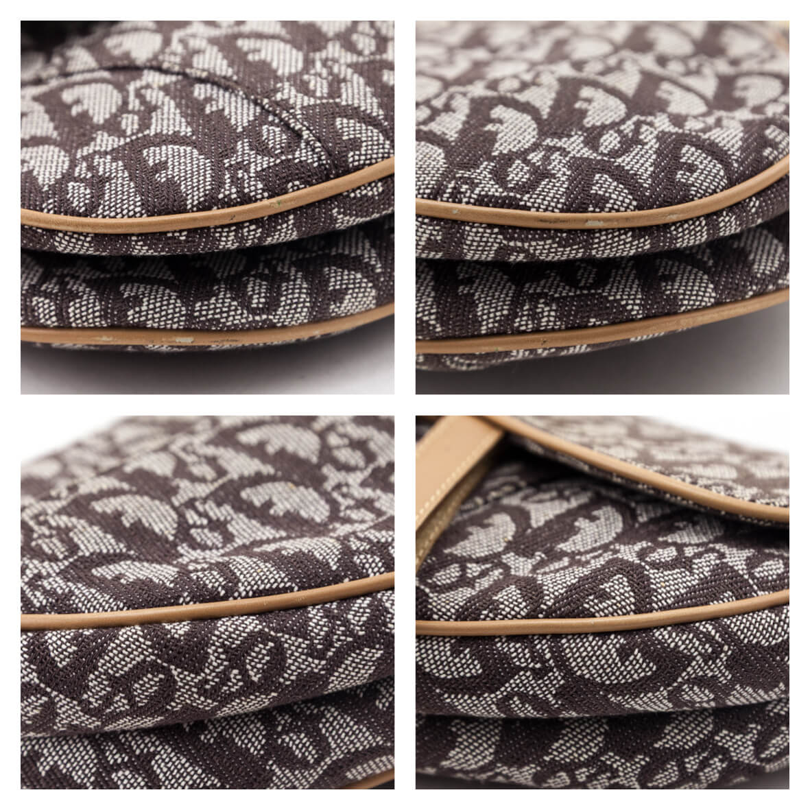 Dior Brown Monogram Saddle Bag