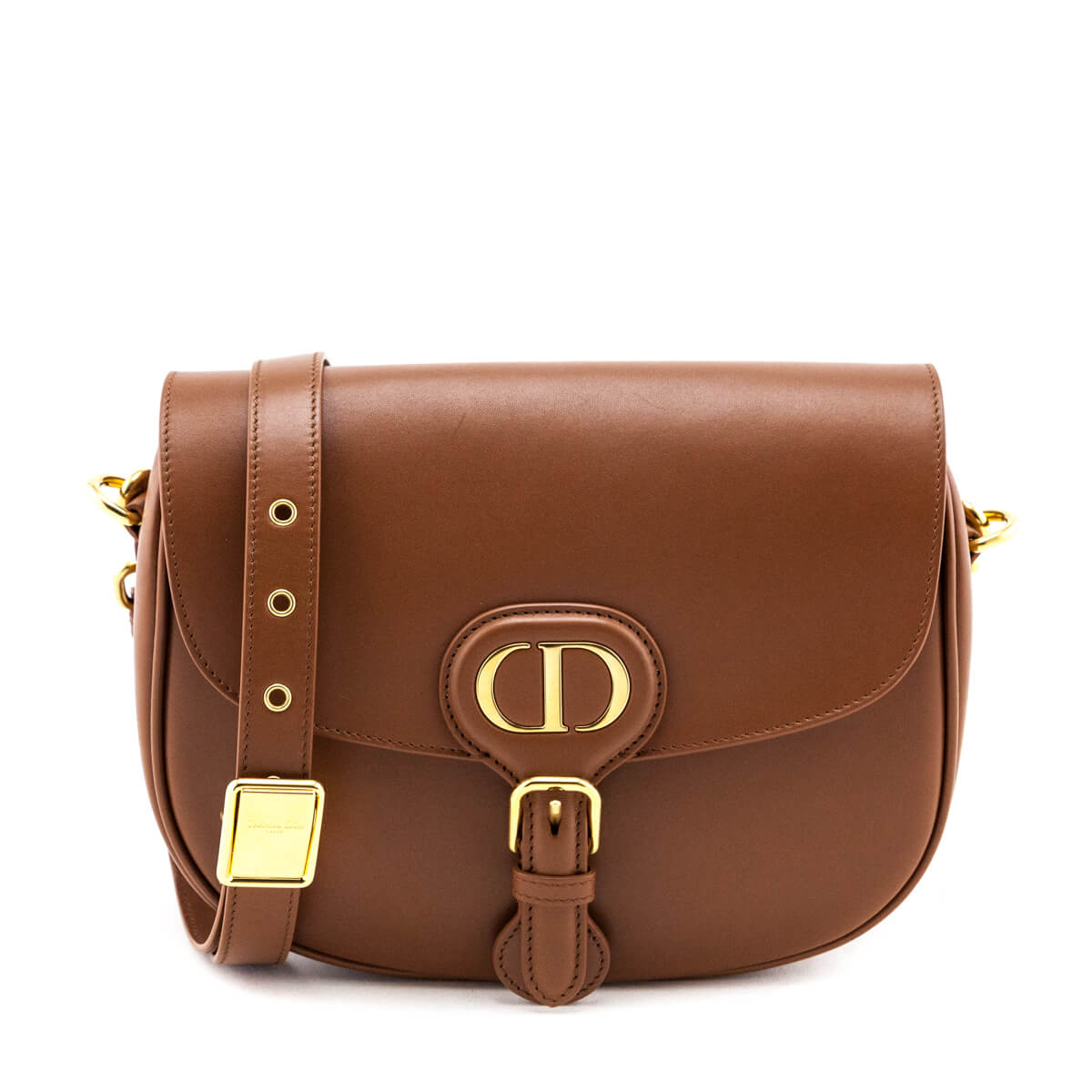 Dior Camel Box Calfskin Medium Bobby Flap Bag - Love that Bag etc - Preowned Authentic Designer Handbags & Preloved Fashions
