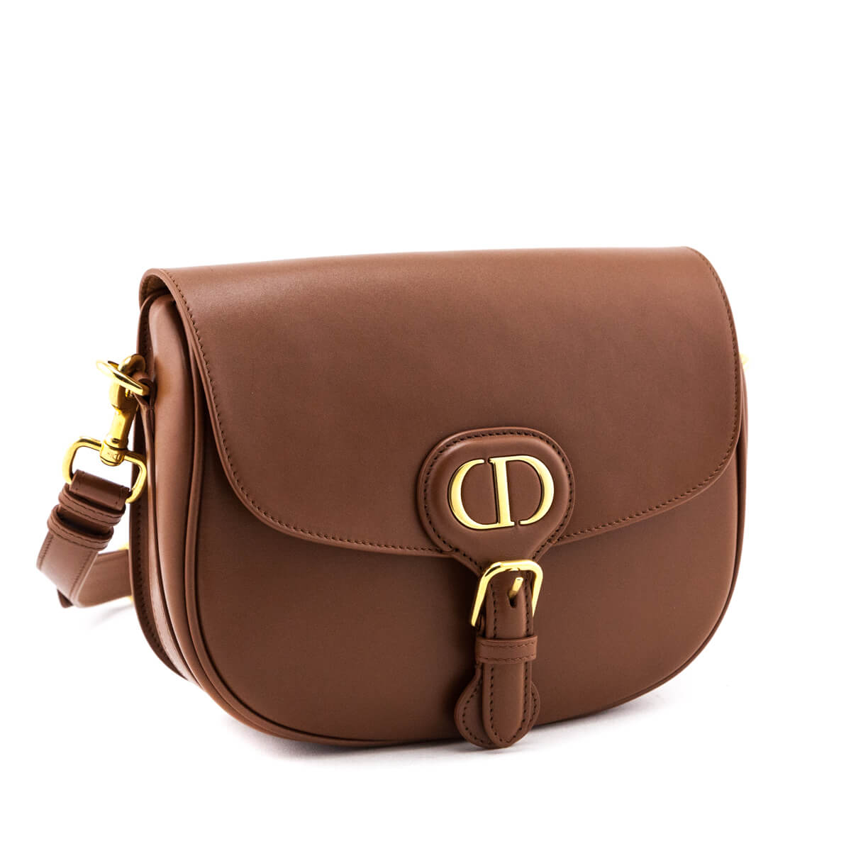 Dior Camel Box Calfskin Medium Bobby Flap Bag - Love that Bag etc - Preowned Authentic Designer Handbags & Preloved Fashions