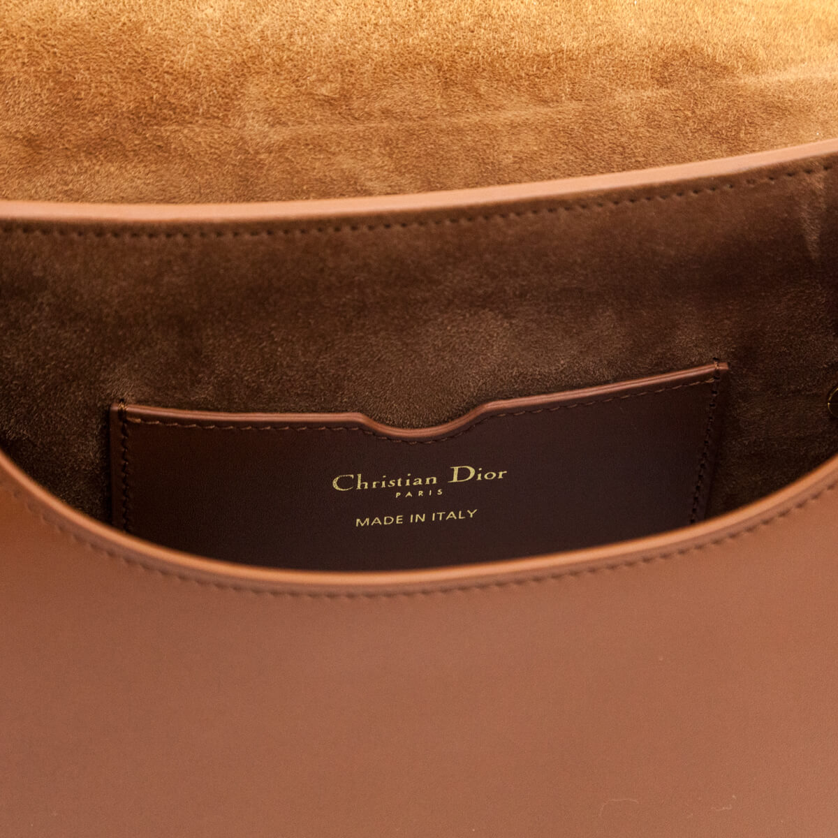 Dior Camel Box Calfskin Medium Bobby Flap Bag - Love that Bag etc - Preowned Authentic Designer Handbags & Preloved Fashions