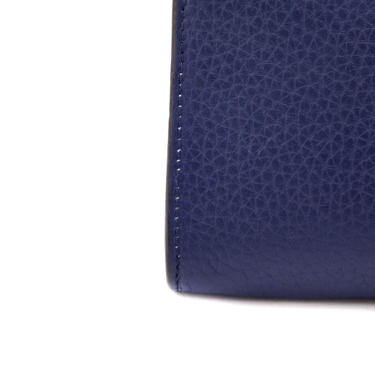 Dior Navy Grained Calfskin Diorissimo Voyageur Wallet - Love that Bag etc - Preowned Authentic Designer Handbags & Preloved Fashions
