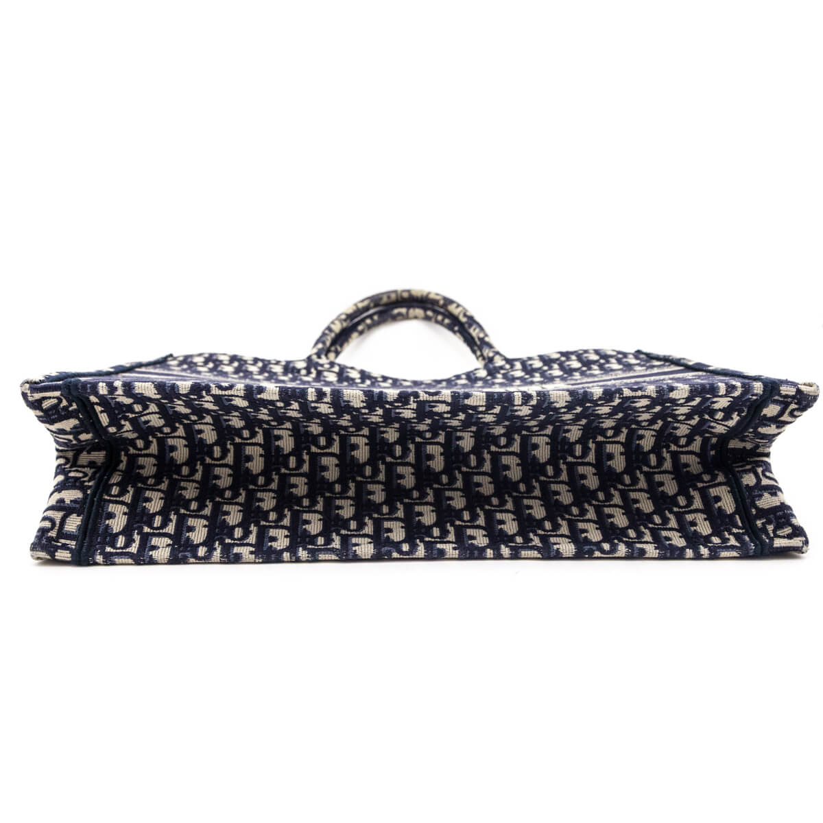 Dior Navy & Cream Oblique Large Book Tote - Love that Bag etc - Preowned Authentic Designer Handbags & Preloved Fashions