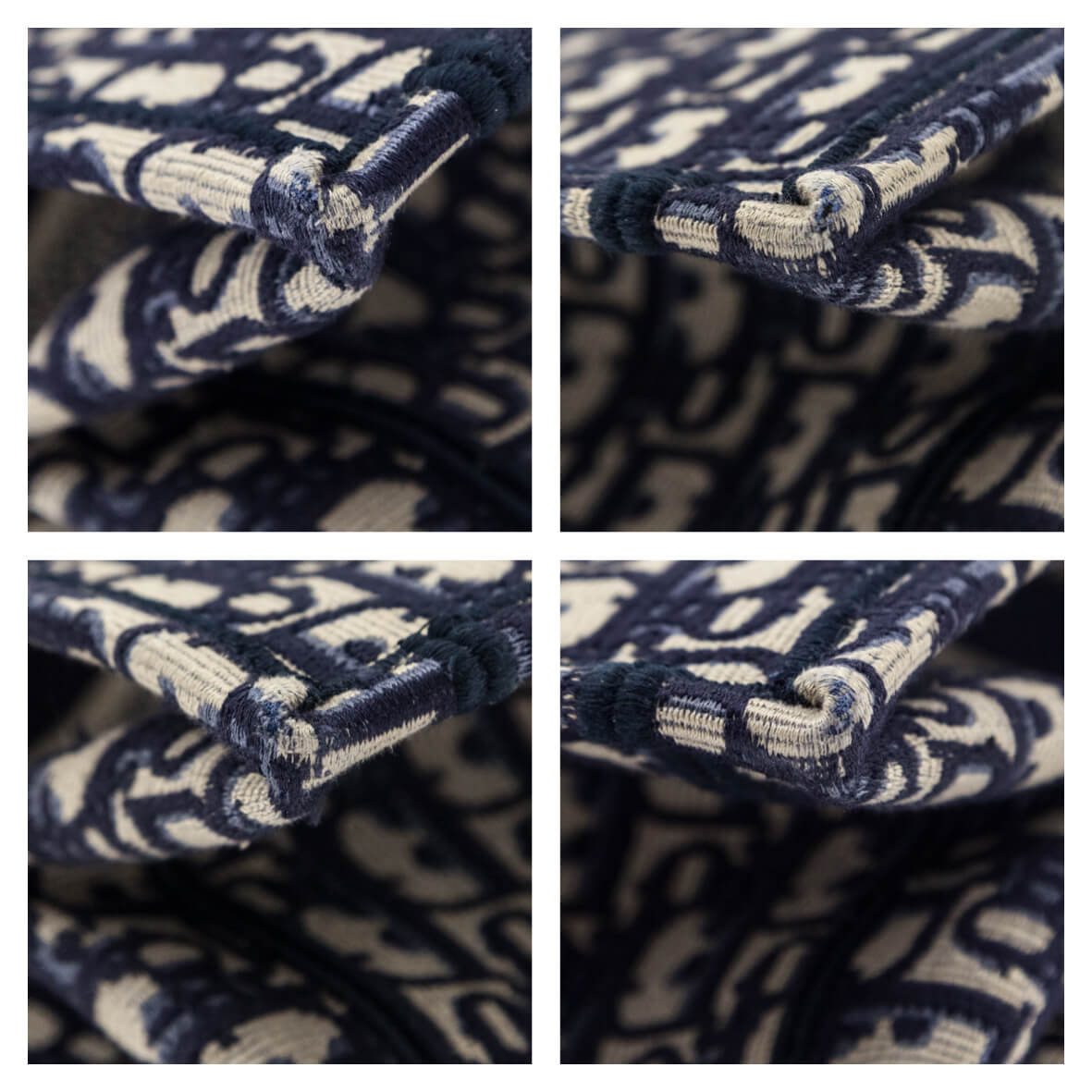 Dior Navy & Cream Oblique Large Book Tote - Love that Bag etc - Preowned Authentic Designer Handbags & Preloved Fashions