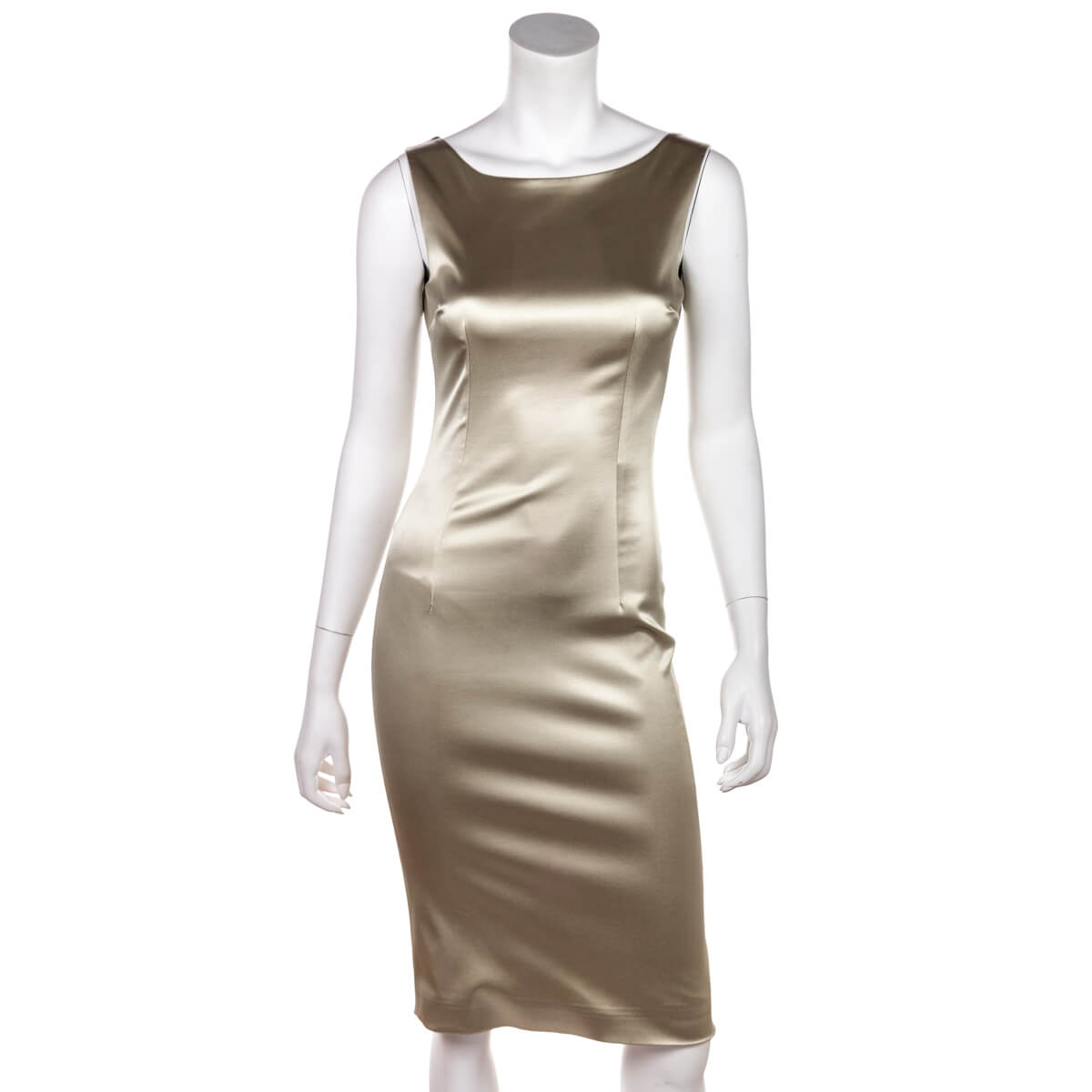 Dolce and gabbana gold dress best sale