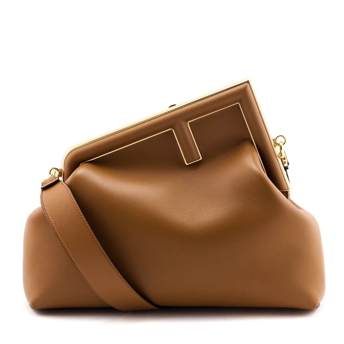 Fendi Brown Nappa Medium Fendi First Shop Trending Designer Bags
